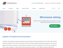 Tablet Screenshot of analytix.co.uk